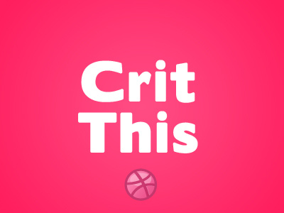 More Critiques on Dribbble dribbble