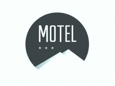 Motel logotype motel