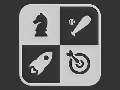 Two Color Game Center game center icon ios logo two color