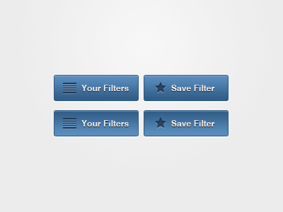 Filter Buttons app blue buttons ui