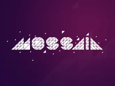 Mossaia Ceramic Tiles - Geometry Lettering chadomoto design dimiter petrov geometry graphic illustration letter lettering mossaia triangle type typeface димитър петров