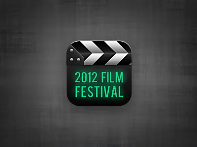 Film Festival Icon app clapboard festival film icon movie