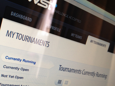 Jowst Tournament UI games gaming preview sneak ui webapp