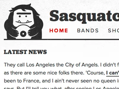Sasquatc jubilat proximanova sasquatch site typekit wip