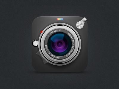 Lens Experiment camera glass icon ios iphone lens softfacade vector