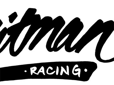 Racing Logo design illustration lettering logo racing