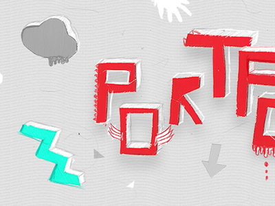 portfolio_typo grunge hand made typo typography