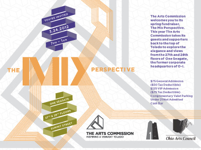 The Mix Perspective design event invitation perspective the arts commission