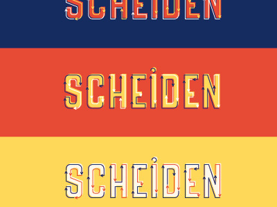 Scheiden Colors blue colors pallet red yellow