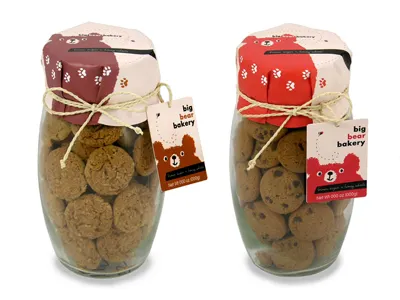 Big Bear Bakery Packaging bakery bear cookies packaging
