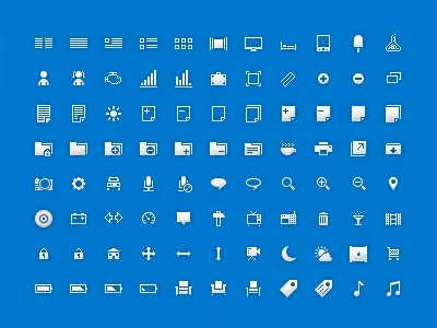 16x16px Pixel UI Icon Set 16x16px armchair battery bed camera cup engine grid icecream icons mac microphone moon printer sun