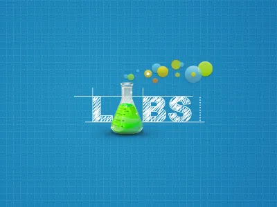 Labs blue blueprint bubbles green grid illustrator labs photoshop