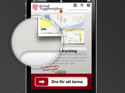 Safety App (work in progress) app apple distorted kids dksp iphone malmö mobile native photoshop safety sweden work in progress
