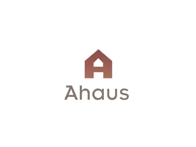 Ahaus (home) brand communication agency construction home hous house logo logo design symbol