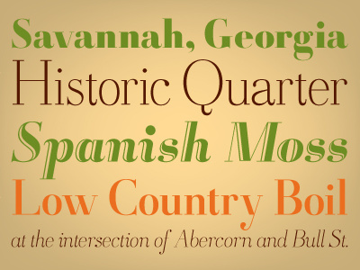 Forsyth Sample 2 font font design forsyth typeface