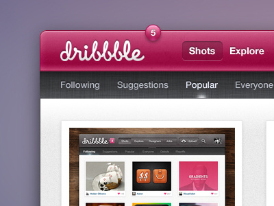 Dribbble app app application dribbble dribbble app dribbble application