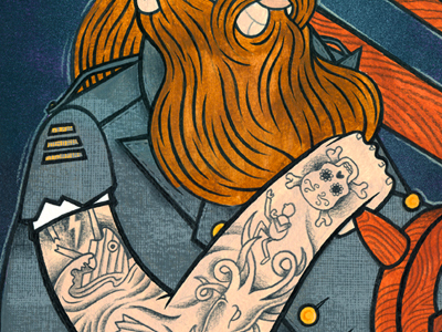 Captain captain illustration tattoo