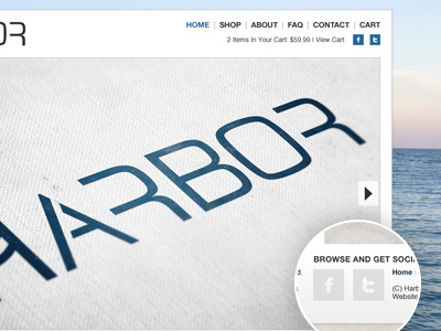 Harbor Website/eCommerce (Alt Version) awaken awaken company awaken design awaken design company background blue clean color css design digital ecommerce fashion graphic graphic design grey grunge home homepage html interface minimal progress shop store texture textures web web design webdesign