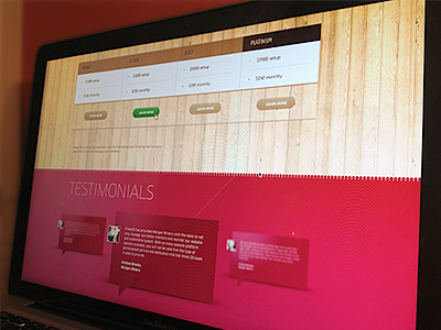 WE 2 clean pink pricing wood