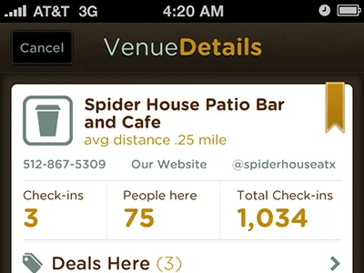 Venue 39argyle geolocation ios iphone mobile