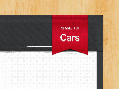 Newsletter Ribbon paper pattern texture wood