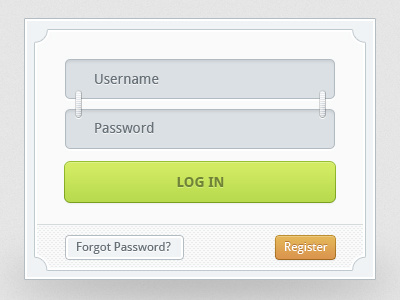 Login Form app clean form light login mobile pixel ui user interface