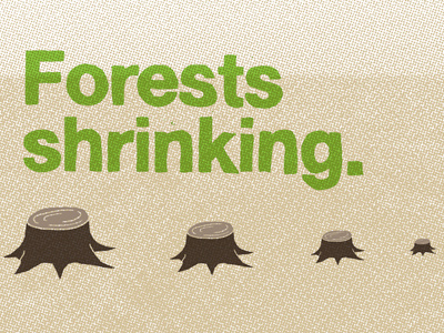 Tree Stumps brown design fun goodies green illustration lettering letters little stumps stumpy texture tree type