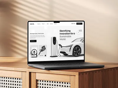 Car Charging - Website car charge charging dock electric electric vehicle ev home landing page port ui uiux vehicle web website