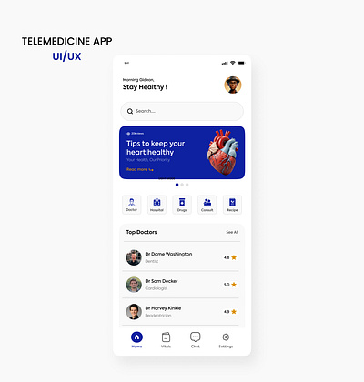 Telemedicine Mobile UI figma mobile app telemedicine ui uiux ux