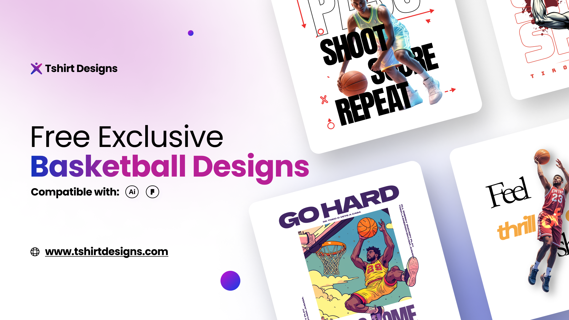 Free Exclusive Basketball Designs basket basketball download free free design freebie poster poster design print print on demand tshirt tshirtdesign