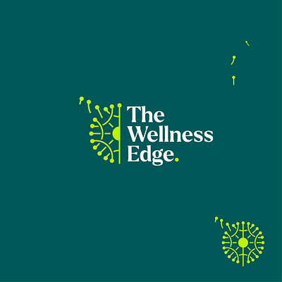 The Wellness Edge v3 abstract branding design graphic design illustration logo mcdaid vector