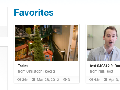 Browsing your favorites on Hayo bootstrap hayo thumbnails twitter bootstrap ui videos