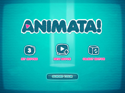 Animata! cartoon playful scribble ui