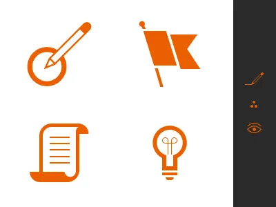 UON Icons branding concept conclusion design development icons strategy visual