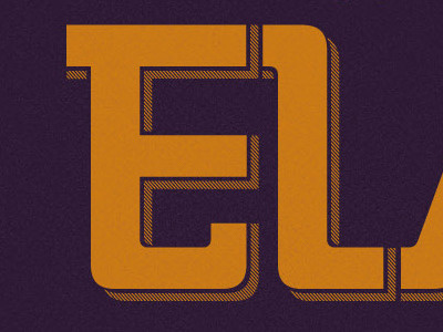 Typo retro study tipo typography