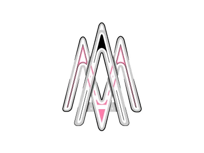 Am Monogram lettering monogram type typography