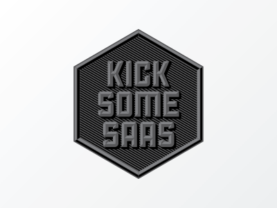 Kick Some SaaS badge kick logo saas