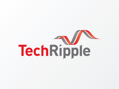 TechRipple logo ripple tech wave