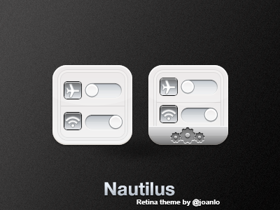 Nautilus Settings icon iphone ipod nautilus retina settings