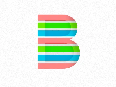 B b graph logo rgb