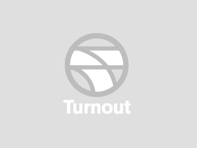 Turnout logo typography