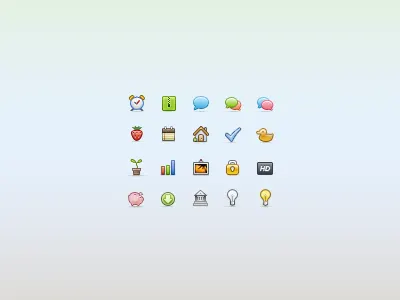 20 icons for the free update pack [WIP] 16 16px colored icons mini minicons pixels
