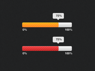 Progress Bars simple ui design web design