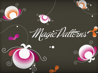 Magic pattern background floral pattern texture
