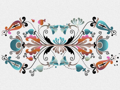 Slavic Soul abstract floral illustration