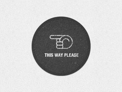Pointing direction artworked call to action finger pattern pointing riad kanane texture