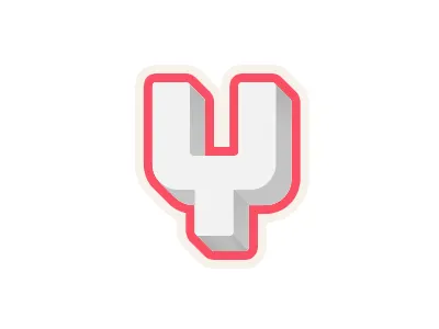 Y border font stroke type