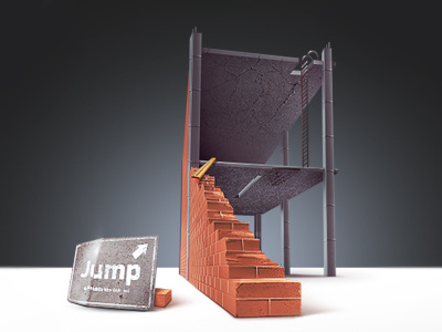 Constuction For Jumping concrete icons jumping m18 metal rock sign teaser techdesign