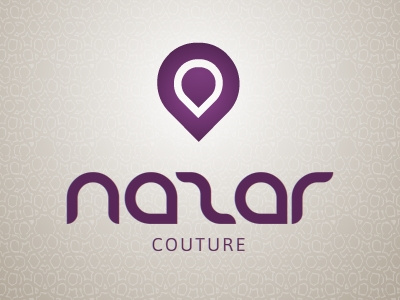 NAZAR COUTURE brand couture design identity layout logo logo design spruce