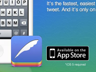 It's the fastest. app store iphone icon rainbow twitter